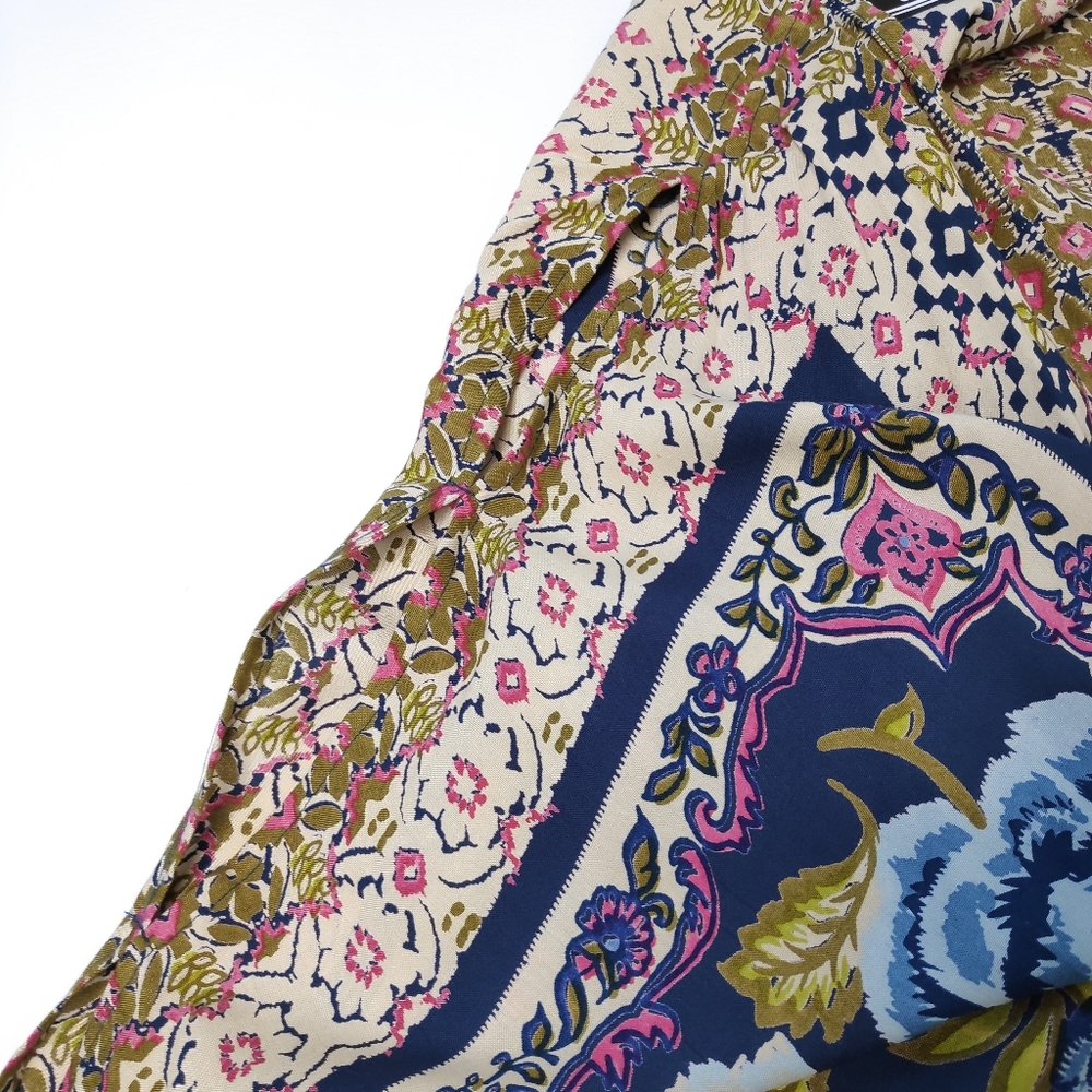 NWT Angie Floral Kimono Navy Size Medium - Picture 2 of 6